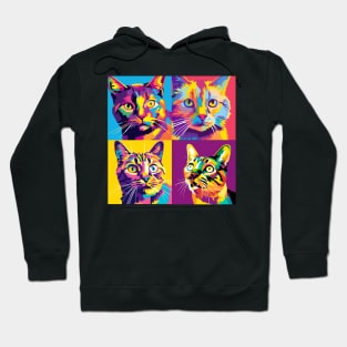 Javanese Cat Pop Art - Cat Lover Gift Hoodie